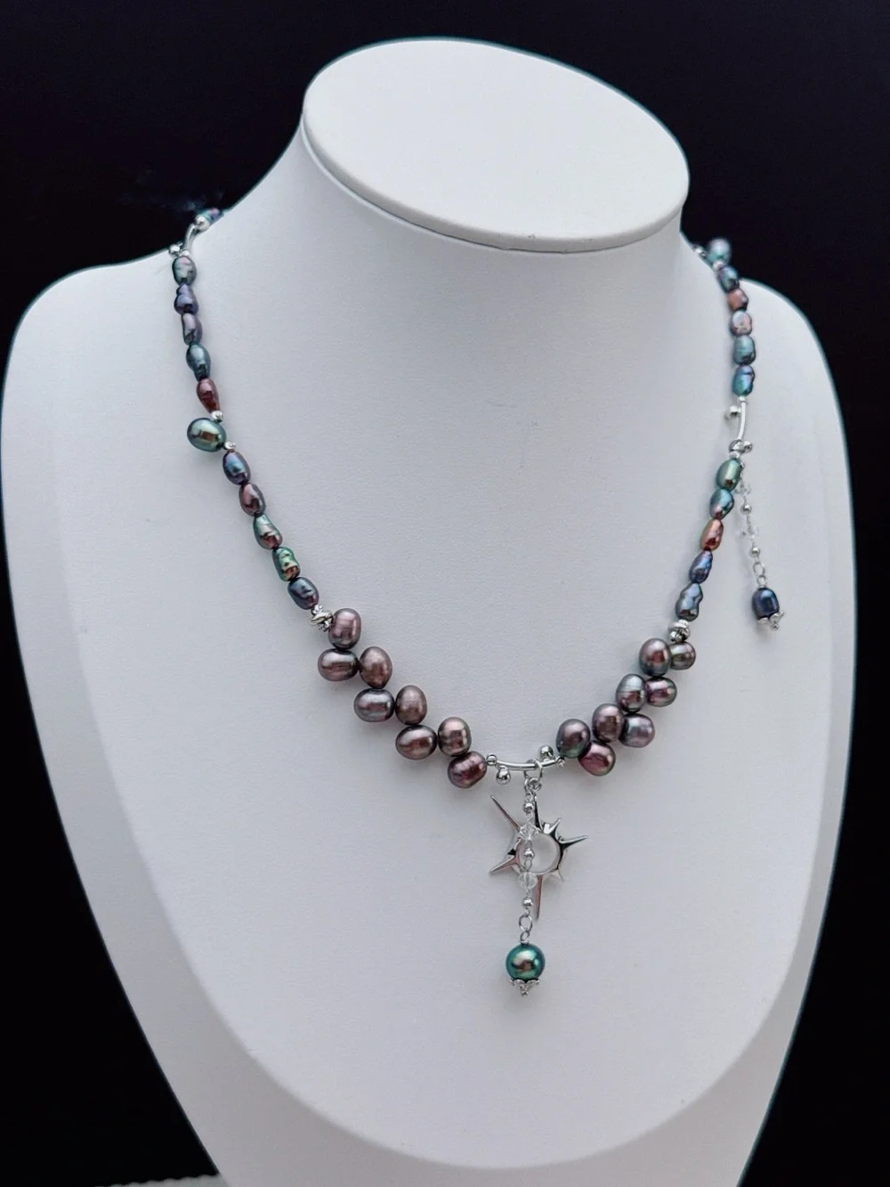 26X518 Handmade Freshwater Pearl Dainty Necklace 16+2”
